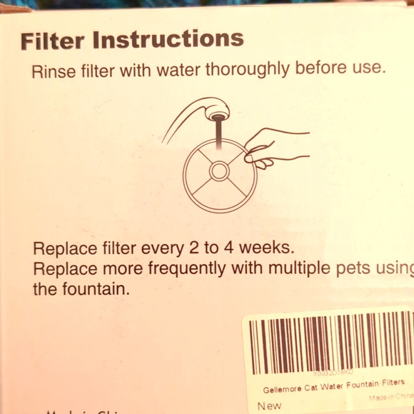 ❤️Pet Fountain Replacement Filter, Activated Carbon Filters for Cat & Dog Water - Picture 2 of 6